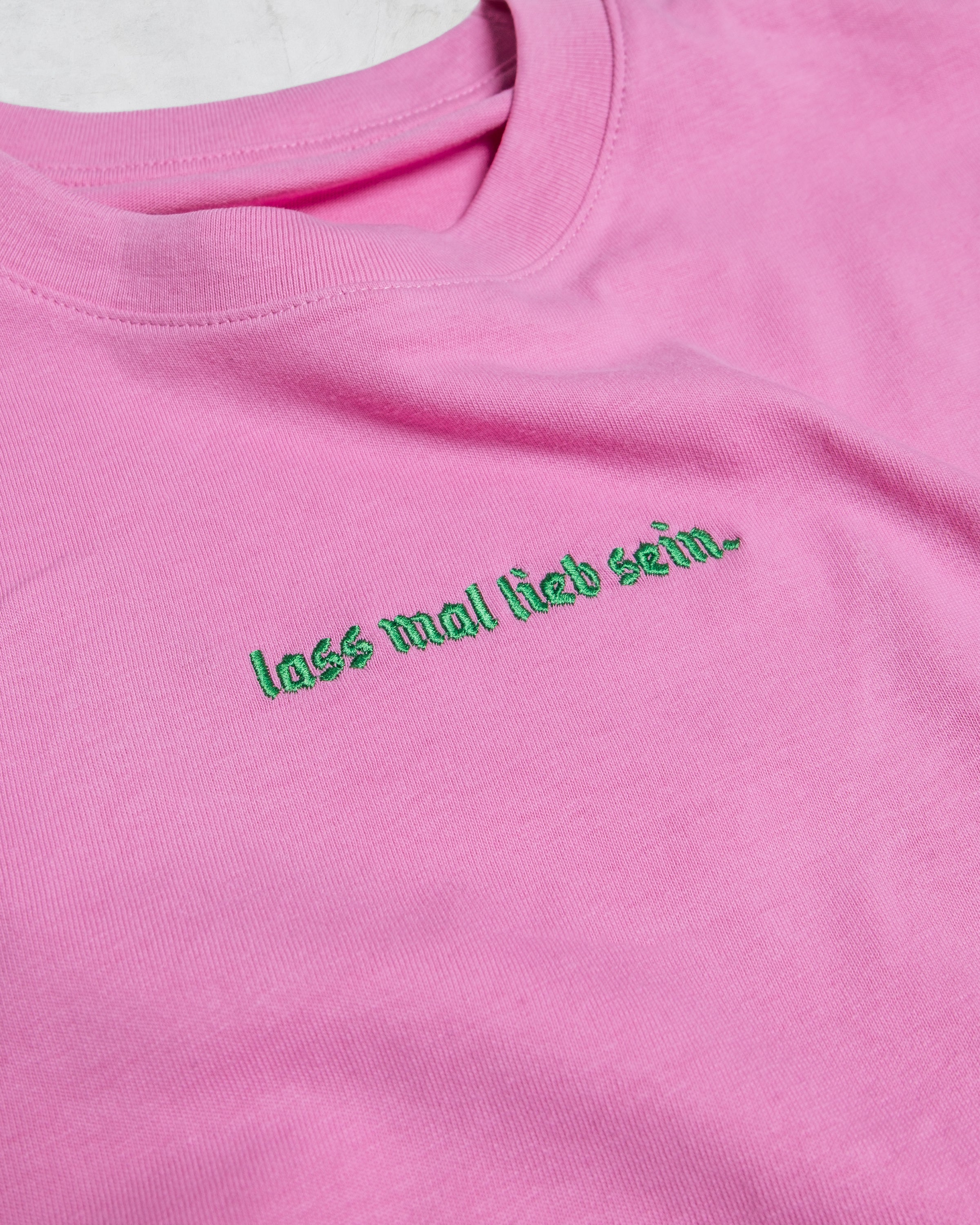 Shirt LIEB SEIN | Bubble Pink / Grün