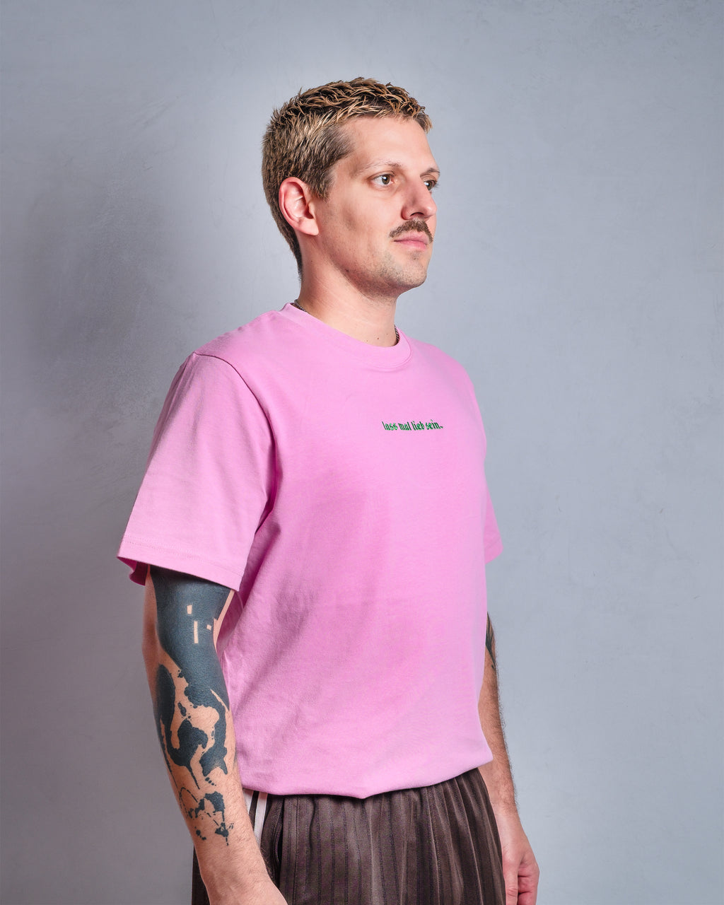 Shirt LIEB SEIN | Bubble Pink / Grün