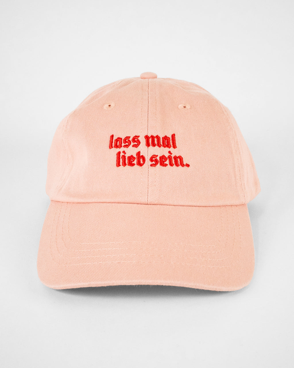 Cap LIEB SEIN peach / rot