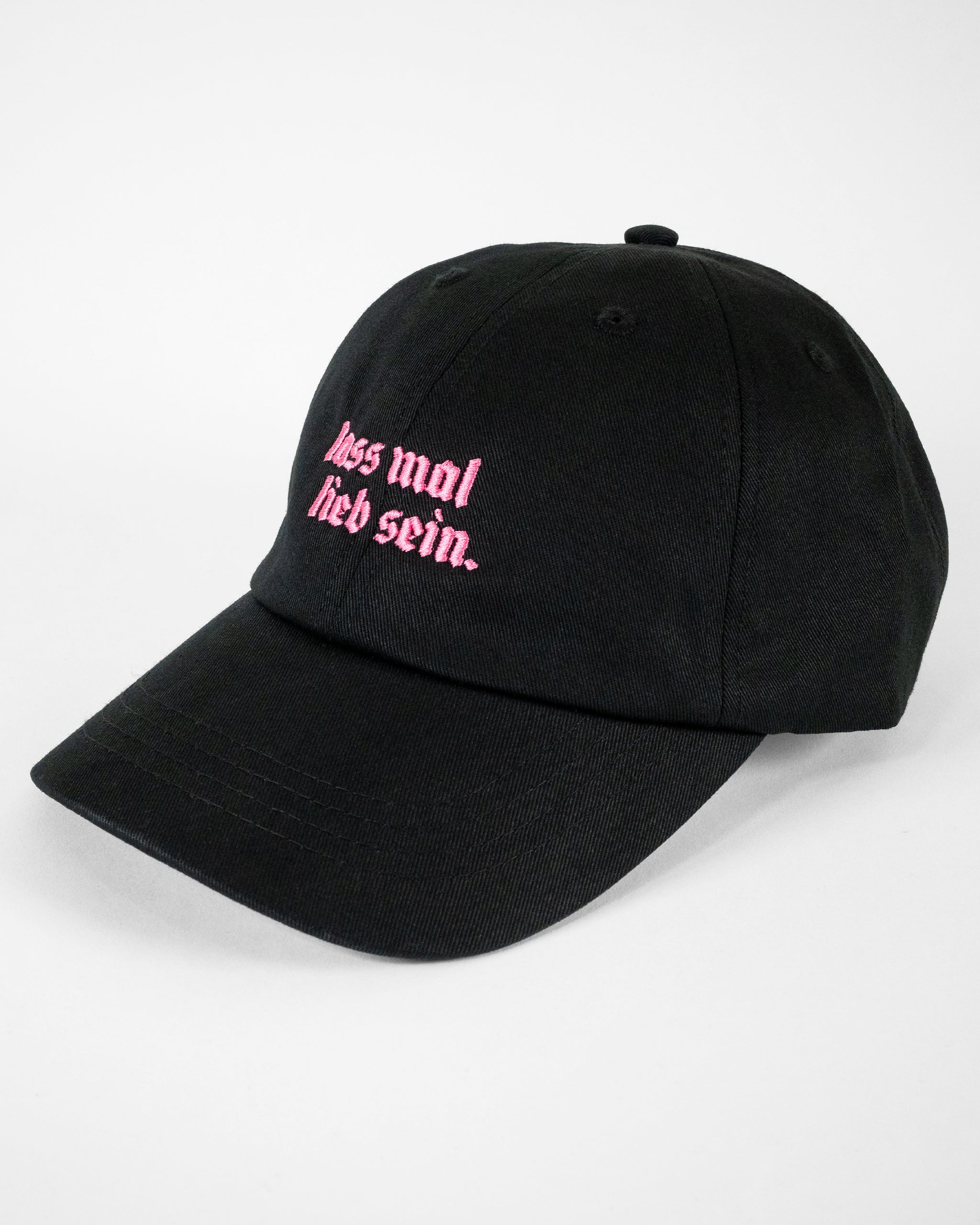 Cap LIEB SEIN schwarz / pink