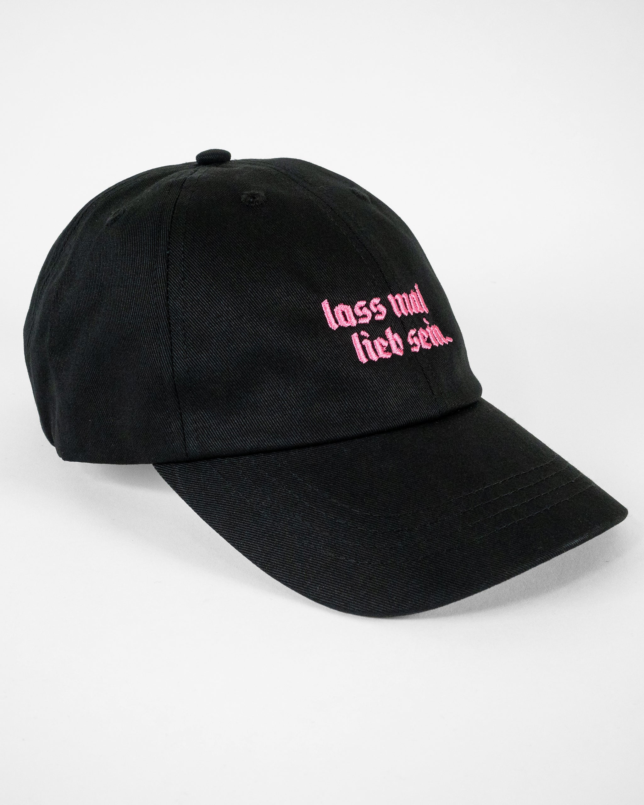 Cap LIEB SEIN schwarz / pink