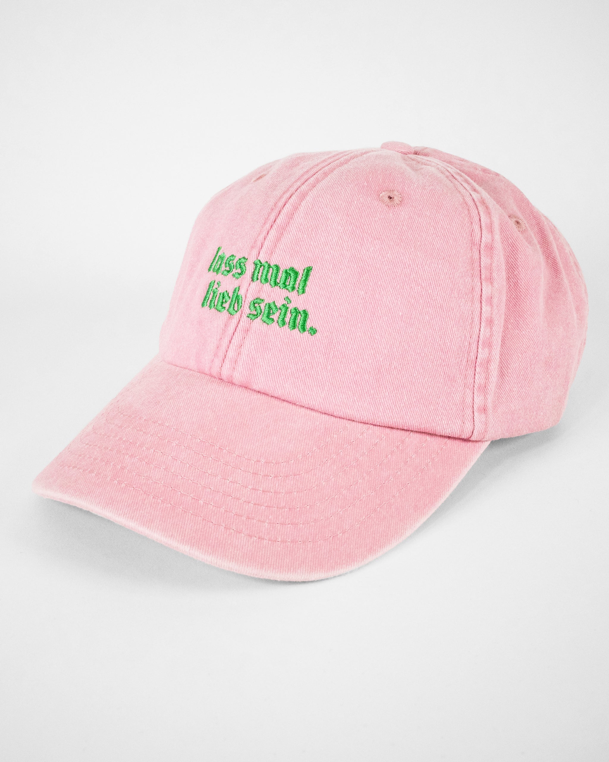 Cap LIEB SEIN vintage pink / grün