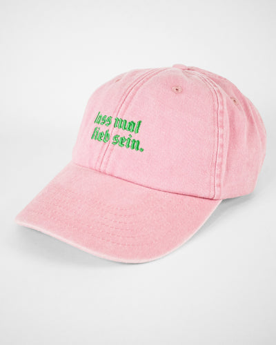 Cap LIEB SEIN vintage pink / grün