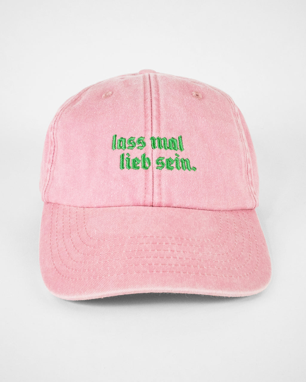 Cap LIEB SEIN vintage pink / grün