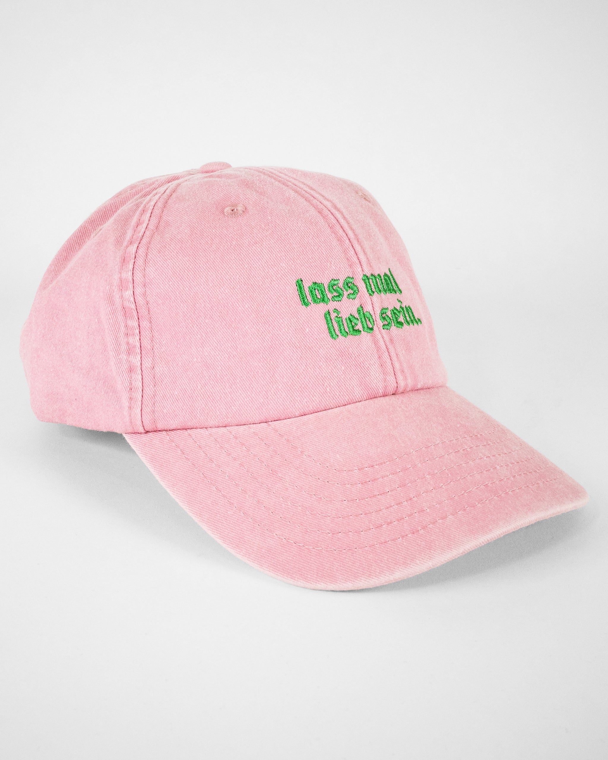 Cap LIEB SEIN vintage pink / grün