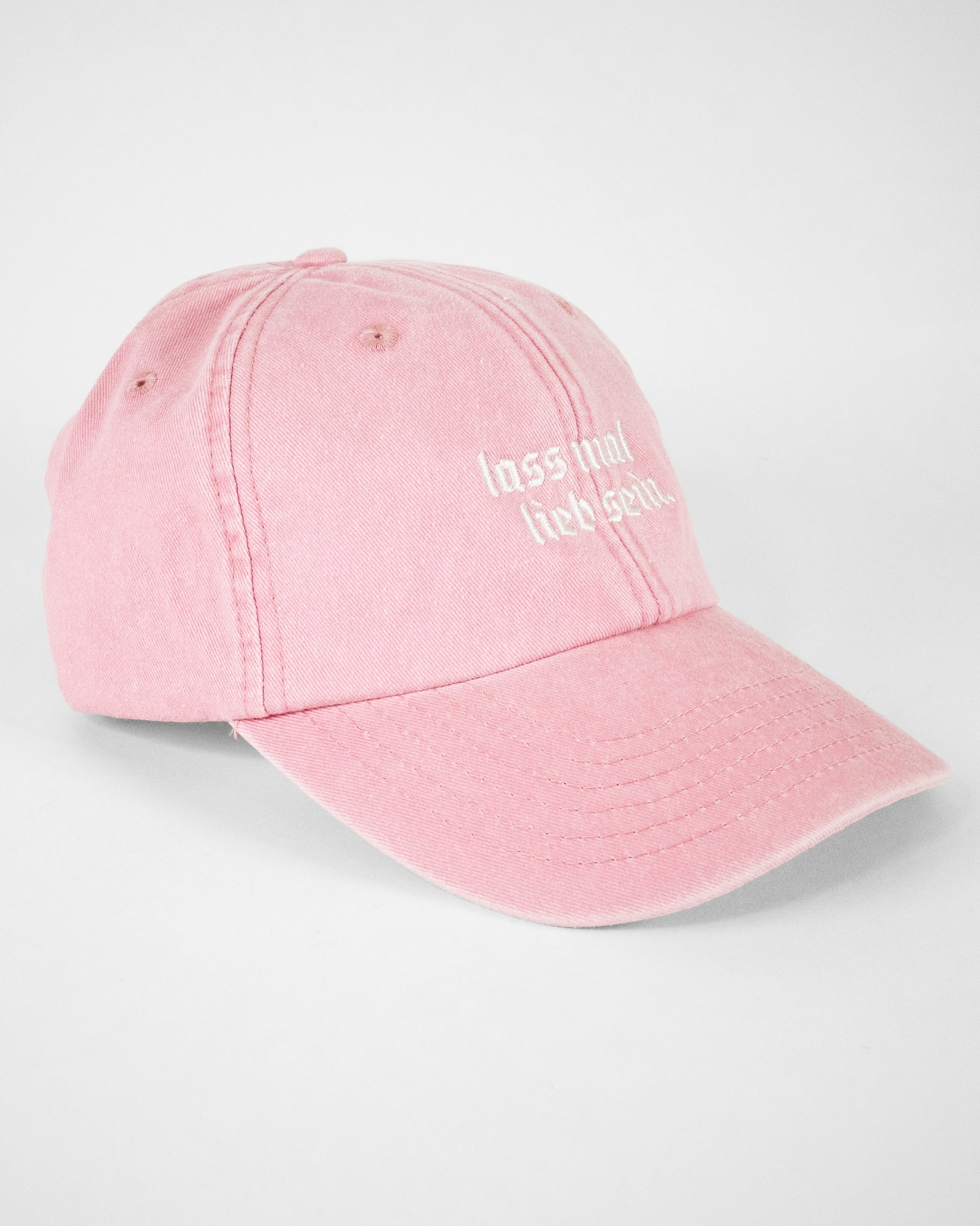 Cap LIEB SEIN vintage pink / weiß