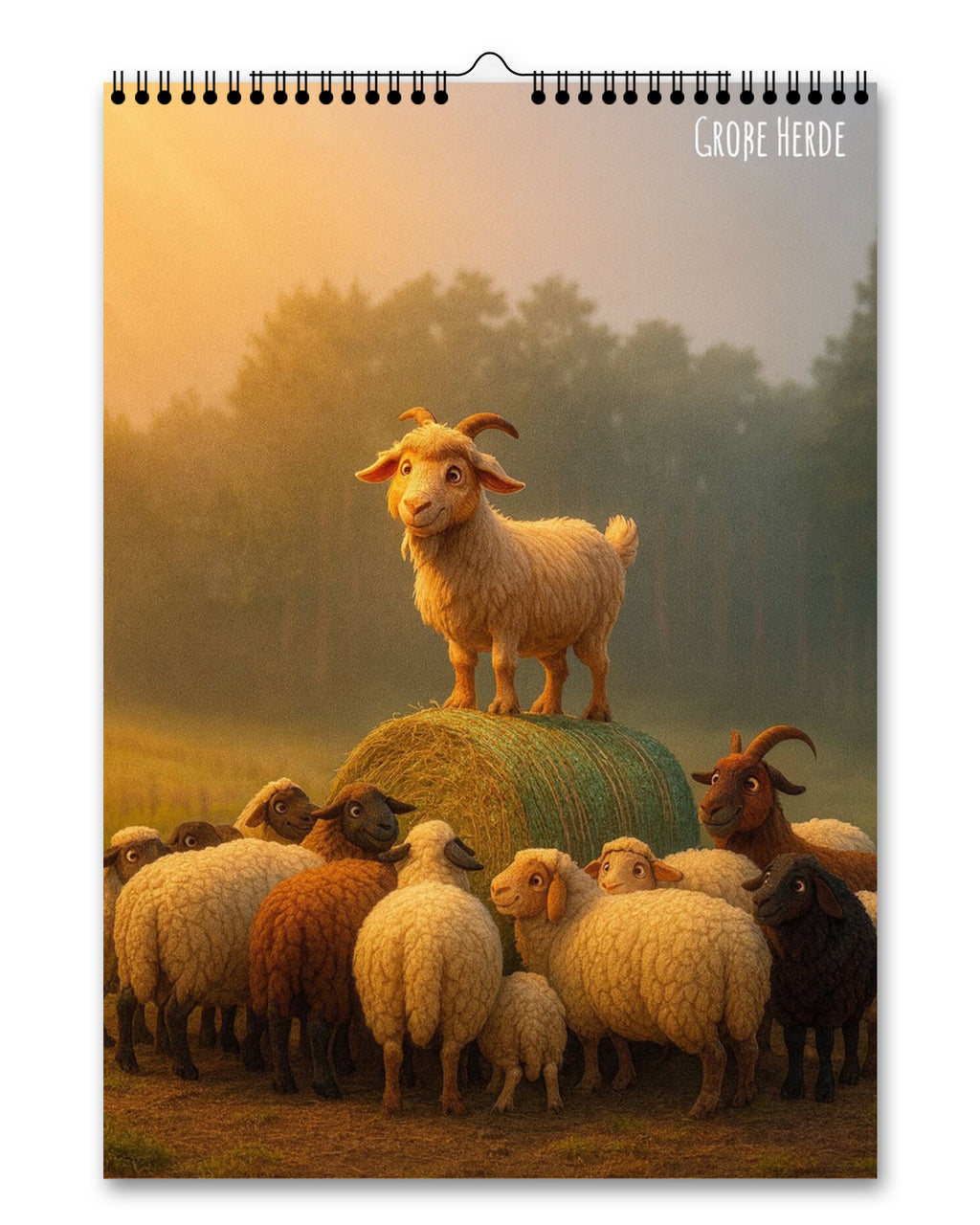 LDTL Cartoon-Wandkalender 2026