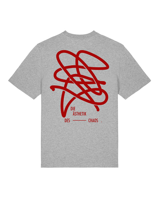 Shirt CHAOS grau / rot