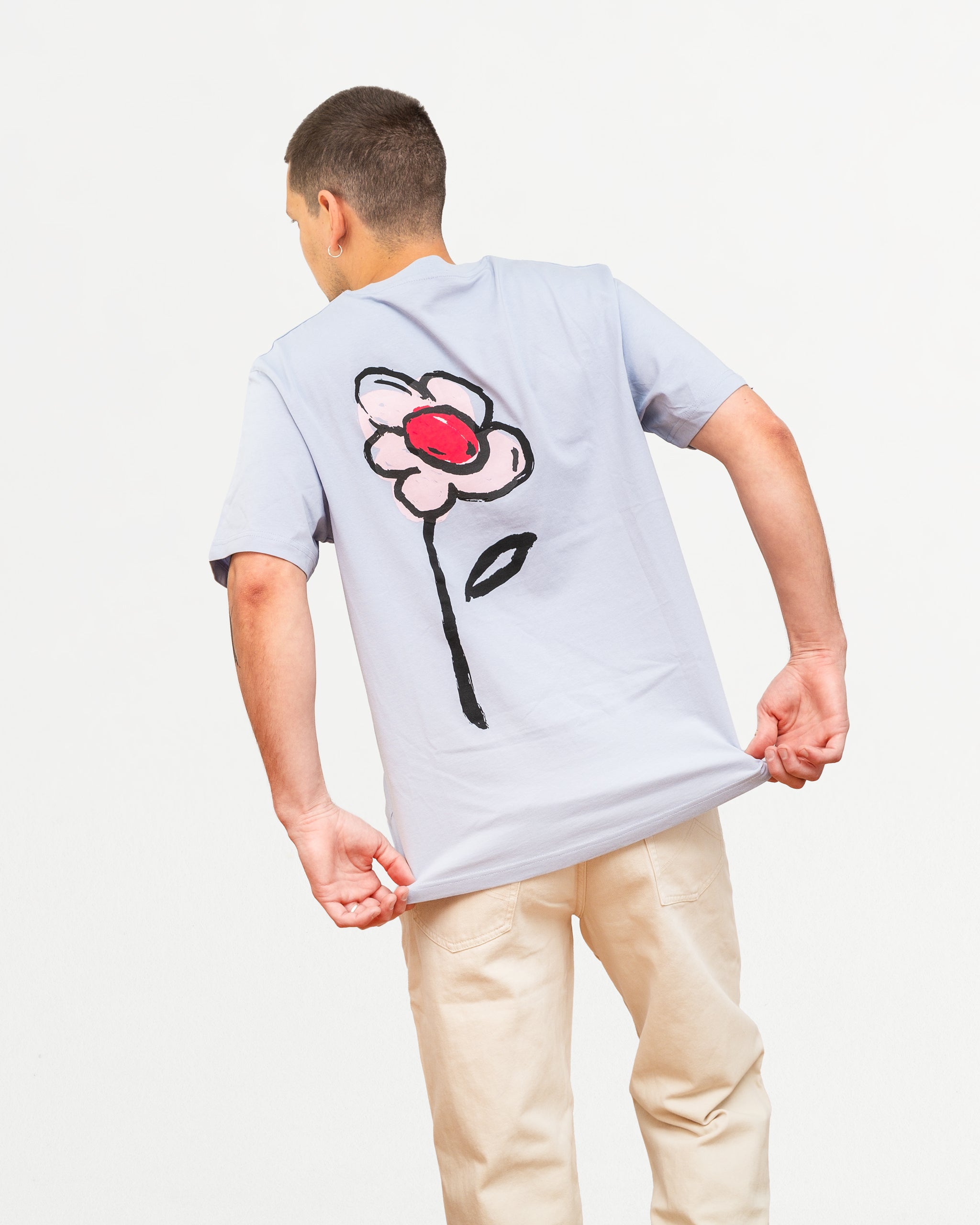 Shirt FLOWER flieder