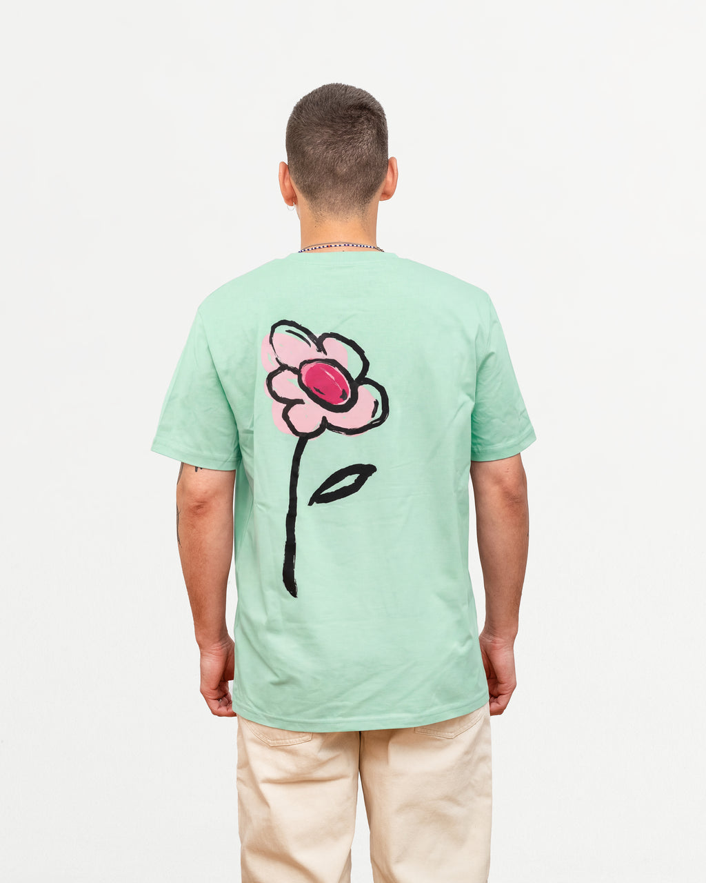 Shirt FLOWER mint