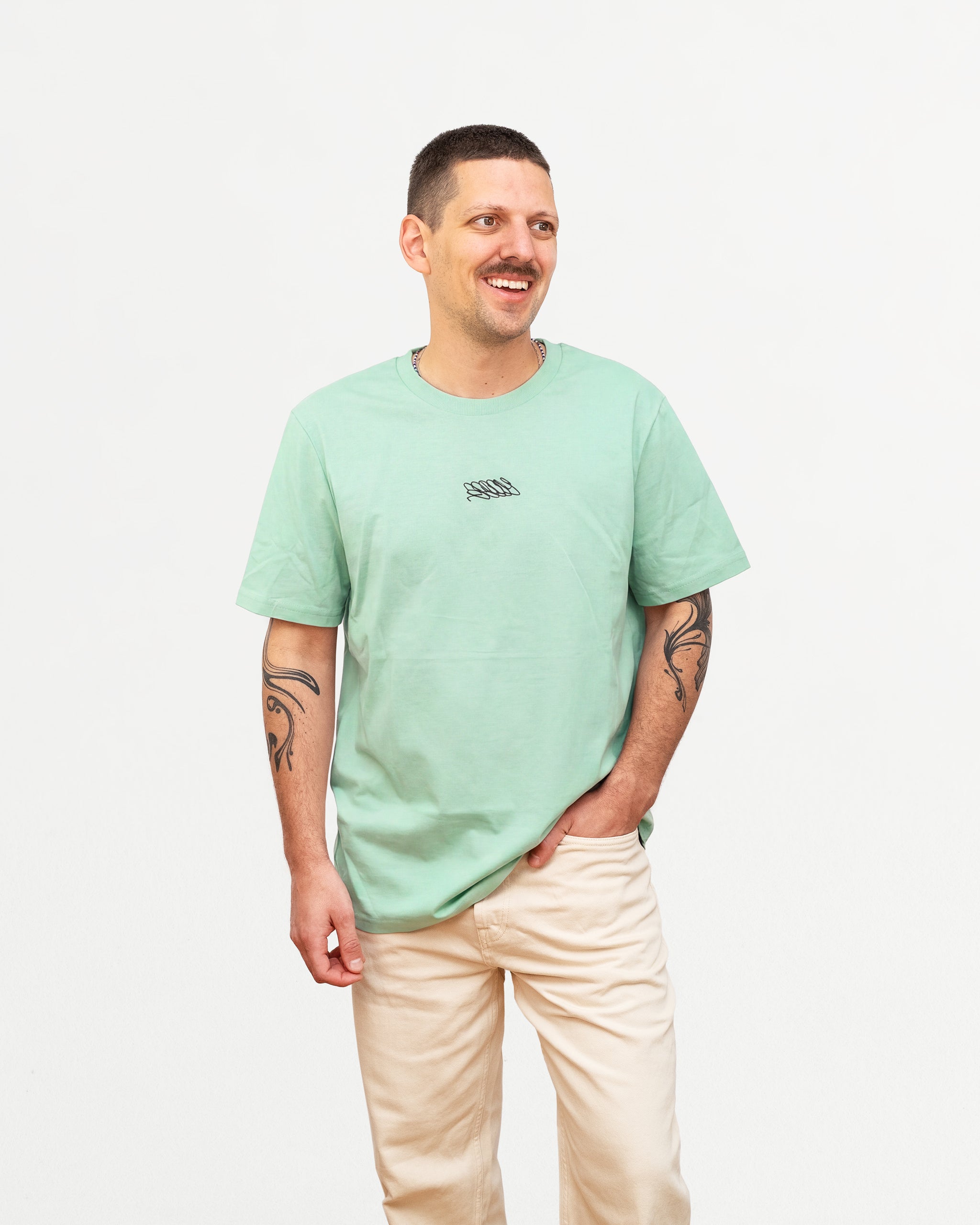 Shirt FLOWER mint