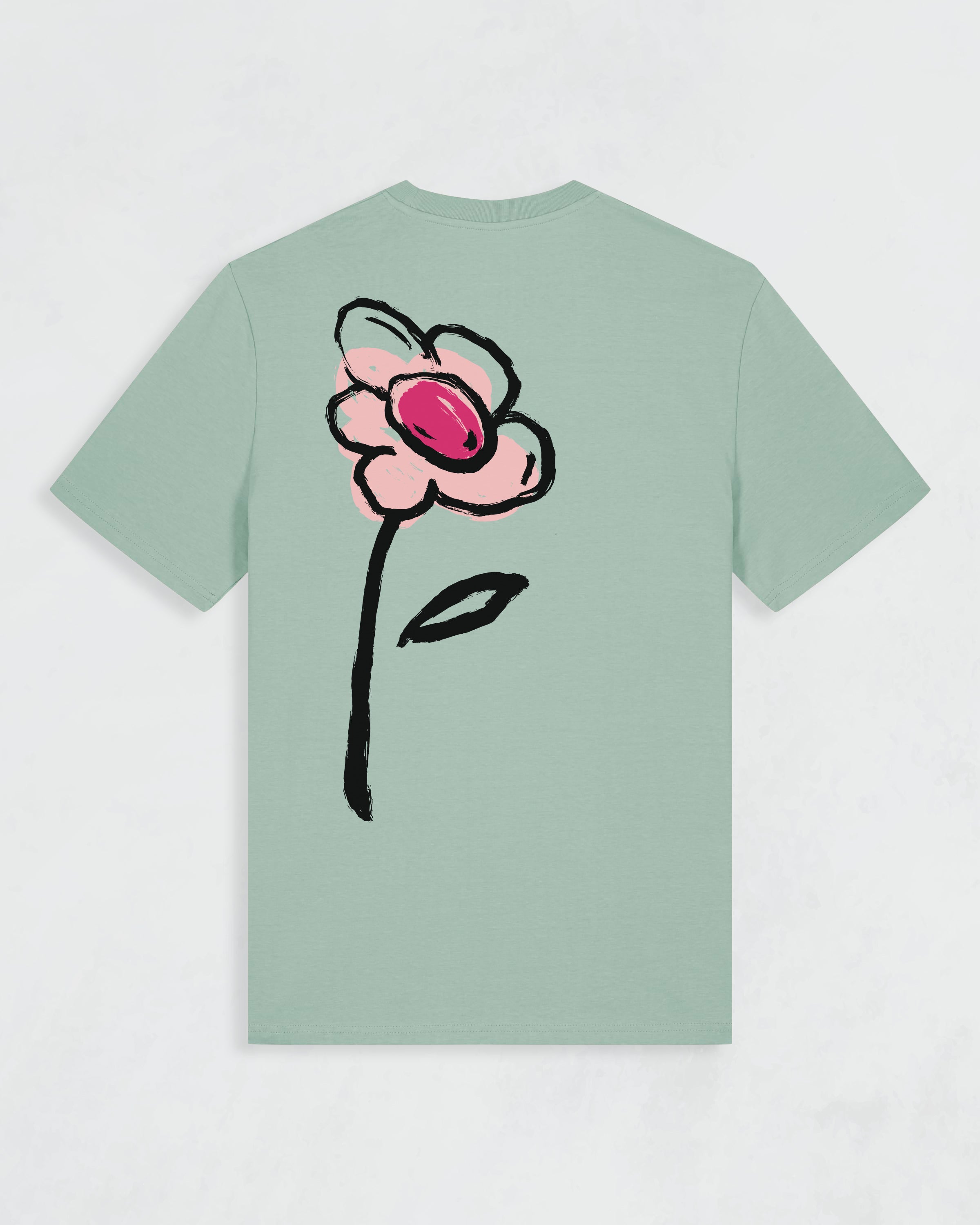 Shirt FLOWER aloe