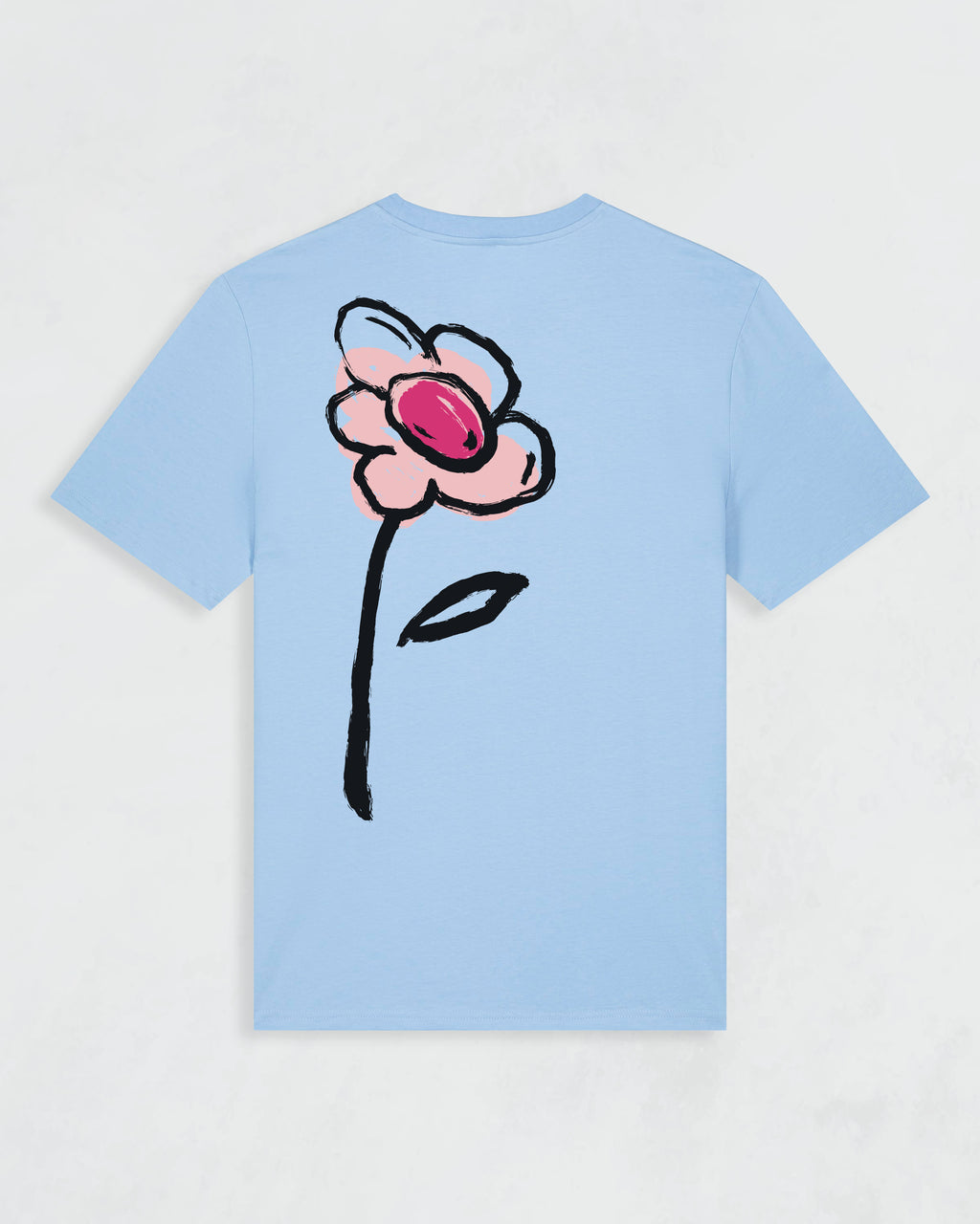 Shirt FLOWER blau