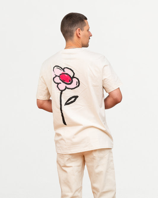 Shirt FLOWER natur