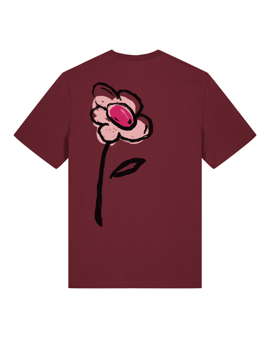 Shirt FLOWER rot