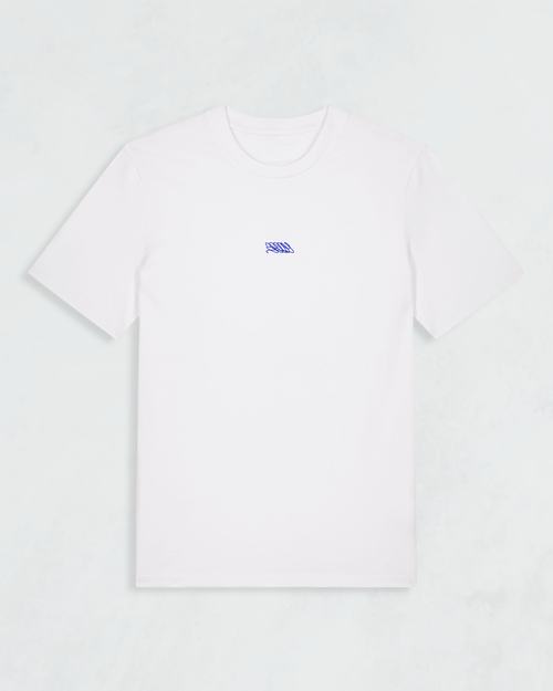 Shirt KRINGEL weiss / blau