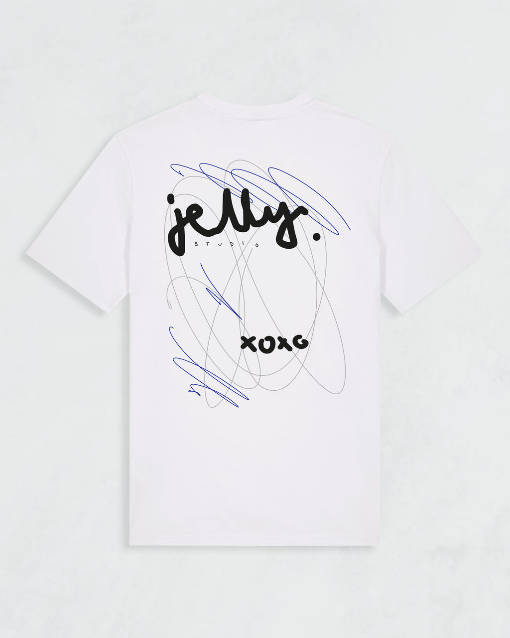 Shirt KRINGEL weiss / blau